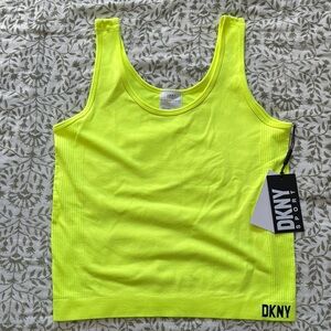 DKNY Sport Women's Neon Yellow Tank Top